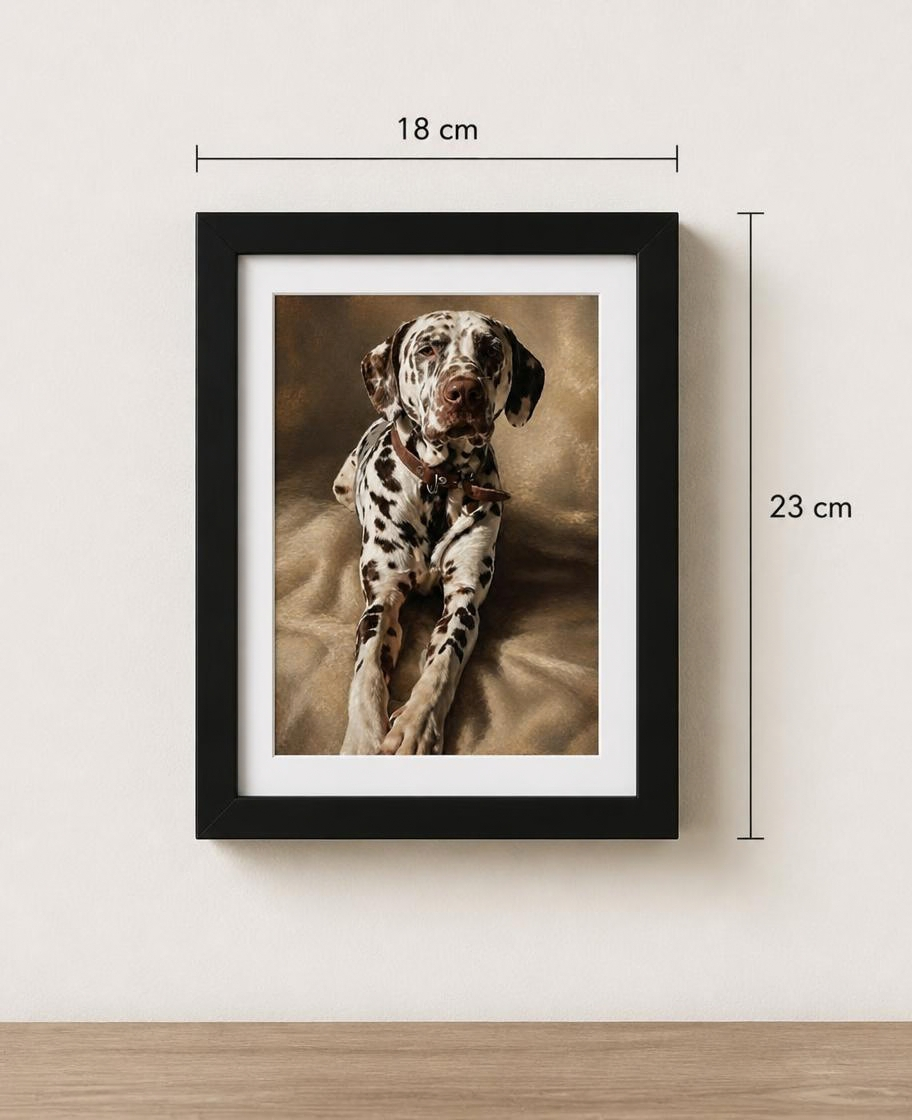 Cuadro Personalizado de Mascota Acuarela